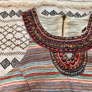 Lucky Brand Beaded Dress Medium